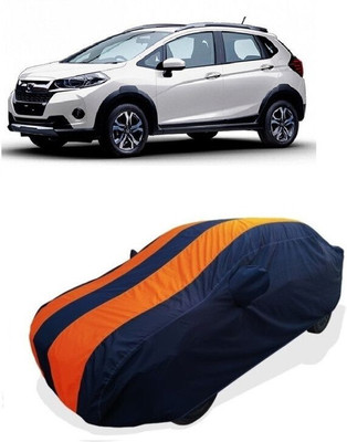 QLAX Car Cover For Maruti WRV Edge Edition i-VTEC S Petrol (With Mirror Pockets)(Orange)