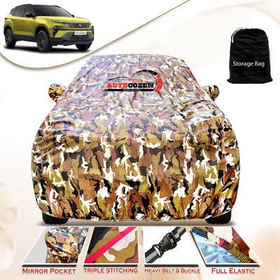 AUTOCOZEN Car Cover For Tata Harrier (With Mirror Pockets)(Multicolor)