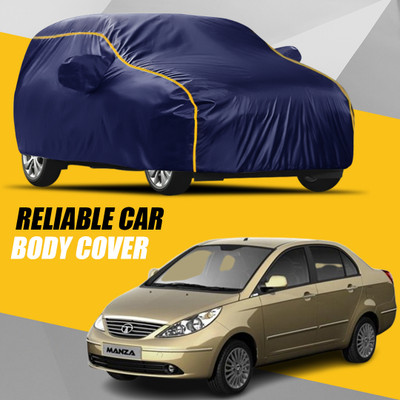 AXLOZ Car Cover For Tata Manza (With Mirror Pockets)(Multicolor)