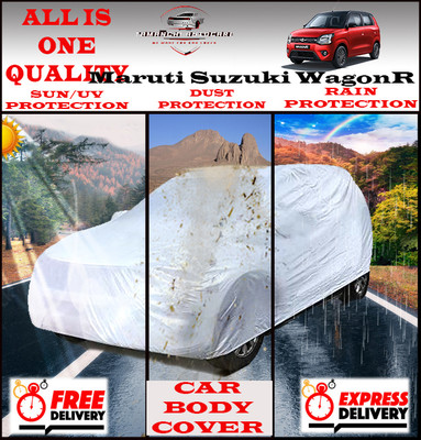 Tamanchi Autocare Car Cover For Maruti Suzuki WagonR(Silver)