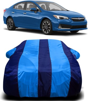 Genipap Car Cover For Subaru Impreza (With Mirror Pockets)(Blue)