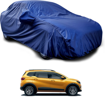 GOSHIV-car and bike accessories Car Cover For Renault Triber RXT (With Mirror Pockets)(Blue)