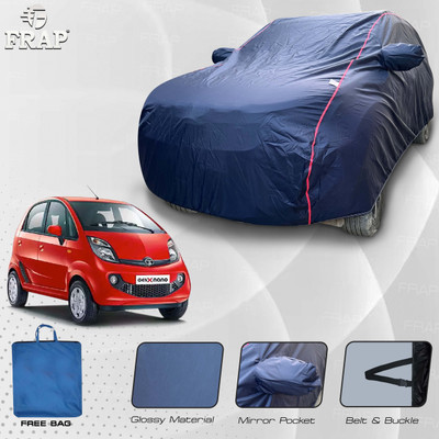 Frap Car Cover For Tata Nano, Nano Genx, Nano LX, Nano XE, Nano XT (With Mirror Pockets)(Blue, Red)