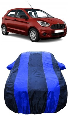 Wegather Car Cover For Ford Figo 1.5D Trend MT (With Mirror Pockets)(Blue)