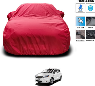 PAGORA Car Cover For Chevrolet UVA (With Mirror Pockets)(Maroon)