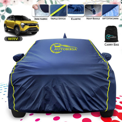 AUTOBIRSA Car Cover For Mahindra XUV300 W4 Petrol (With Mirror Pockets)(Blue)