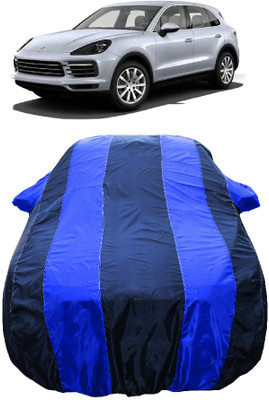 Wegather Car Cover For Porsche Cayenne S Diesel (With Mirror Pockets)(Blue)