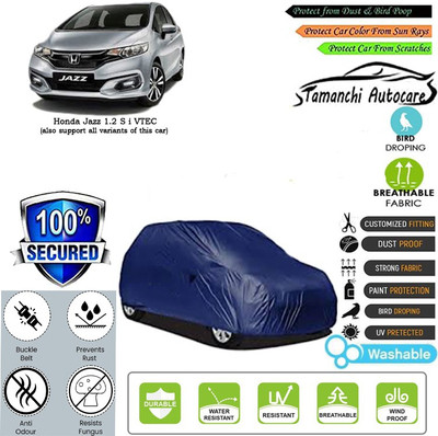 Tamanchi Autocare Car Cover For Honda Jazz 1.2 S i VTEC(Blue)