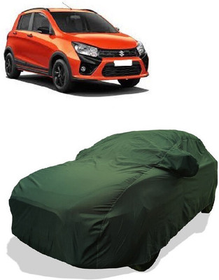 Coxtor Car Cover For Maruti Suzuki Celerio X ZXI Option Petrol (With Mirror Pockets)(Gold)