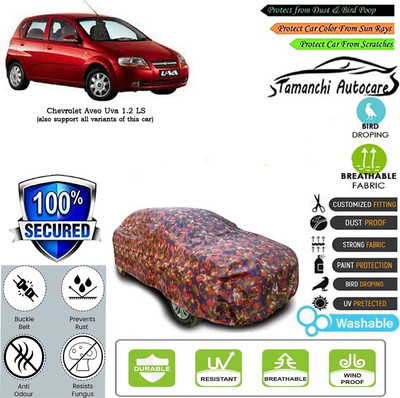 Tamanchi Autocare Car Cover For Chevrolet Aveo Uva 1.2 LS(Multicolor)