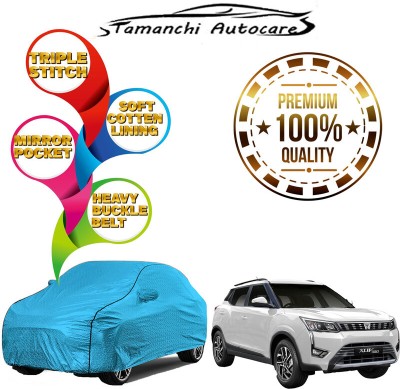 Tamanchi Autocare Car Cover For Mahindra Nuvosport (With Mirror Pockets)(Blue)