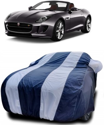 DIGGU Car Cover For Jaguar F Type S Coupe (With Mirror Pockets)(White, Blue)