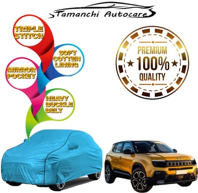 Tamanchi Autocare Car Cover For Toyota Innova Hycross (With Mirror Pockets)(Blue)