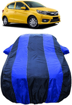 Wegather Car Cover For Honda Brio S MT (With Mirror Pockets)(Blue)