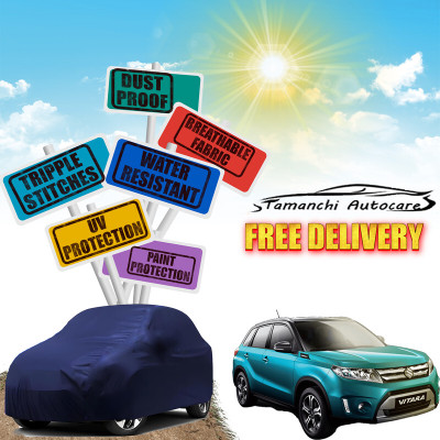 Tamanchi Autocare Car Cover For Maruti Suzuki Grand Vitara(Blue)