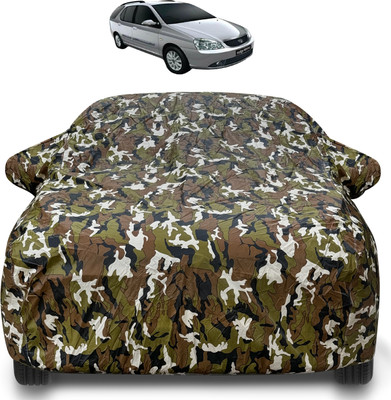 Caronix Car Cover For Tata Indigo Marina (With Mirror Pockets)(Brown)