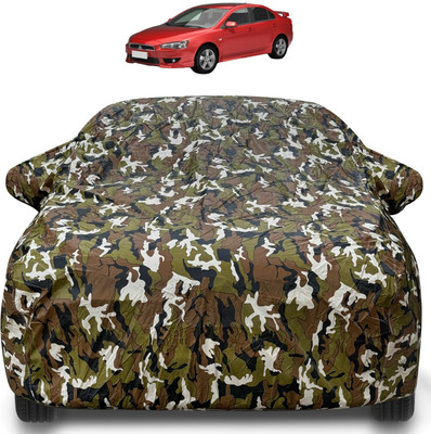 Auto Hub Car Cover For Mitsubishi Lancer (With Mirror Pockets)(Brown)
