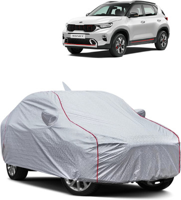 JBR Car Cover For Kia Sonet (With Mirror Pockets)(Silver)
