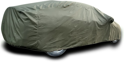 R Rayvin Star Car Cover For Mahindra Thar (With Mirror Pockets)(Green)