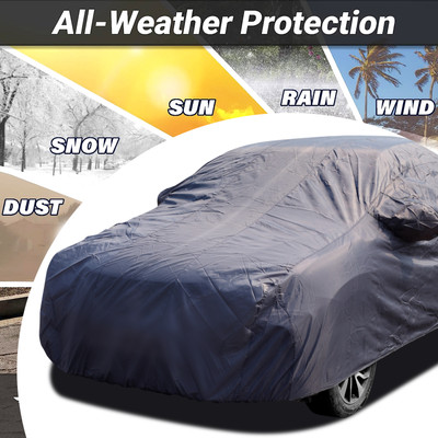 PAGORA Car Cover For Kia Carens (With Mirror Pockets)(Grey)