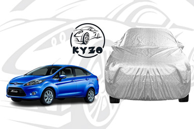 KYZO Car Cover For Ford Fiesta (With Mirror Pockets)(Silver)