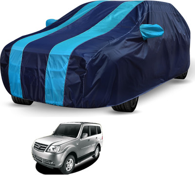 Auto Hub Car Cover For Tata Sumo Grande (Without Mirror Pockets)(Black, Blue)