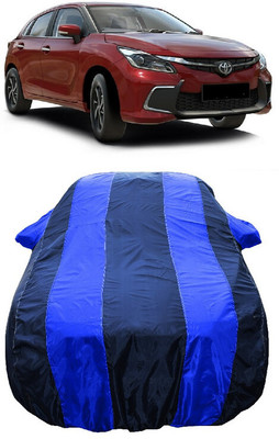 Wegather Car Cover For Toyota Glanza G (With Mirror Pockets)(Blue)