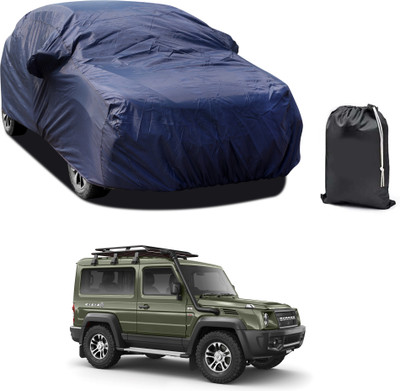 CODOKI Car Cover For Force Gurkha (With Mirror Pockets)(Blue)