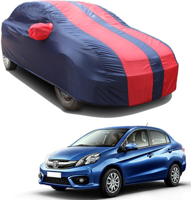 SS FOR YOUR SMART NEEDS Car Cover For Honda Amaze SX i-DTEC (With Mirror Pockets)(Red, Blue)