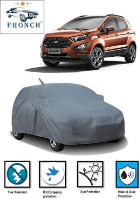 FRONCH Car Cover For Ford Ecosport (With Mirror Pockets)(Grey)