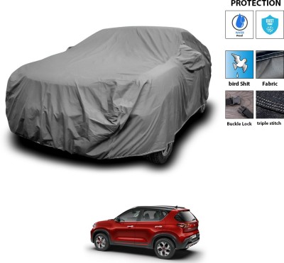 PAGORA Car Cover For Kia Sonet (With Mirror Pockets)(Grey)