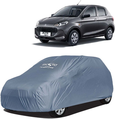 Kingsway Car Cover For Maruti Suzuki Alto K10 (Without Mirror Pockets)(Grey, For 2022, 2023 Models)