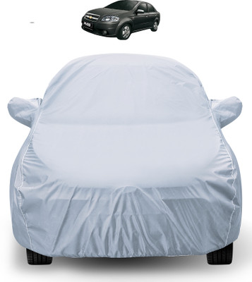 Auto Hub Car Cover For Chevrolet Aveo (With Mirror Pockets)(Silver)