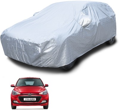 Euro Care Car Cover For Hyundai Elite i20 (With Mirror Pockets)(Silver)