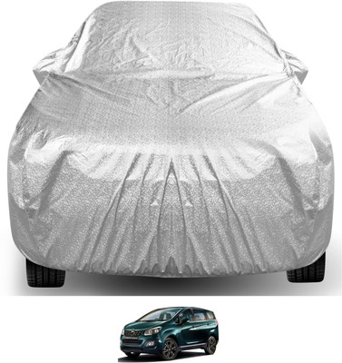 Auto Hub Car Cover For Mahindra Marazzo (With Mirror Pockets)(Silver)