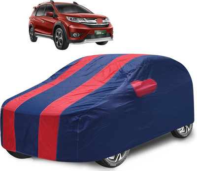 Caronix Car Cover For Honda BR-V (With Mirror Pockets)(Red)
