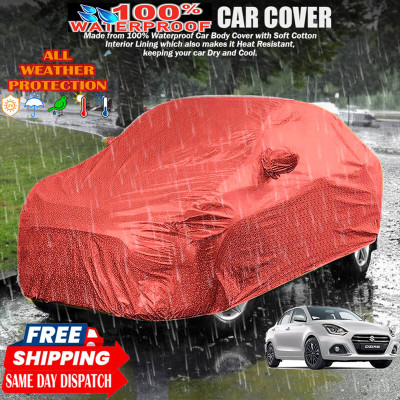 Tamanchi Autocare Car Cover For Maruti Suzuki Swift Dzire(Red)