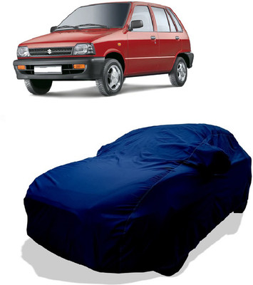 Coxtor Car Cover For Maruti 800 AC LPG (With Mirror Pockets)(Green)