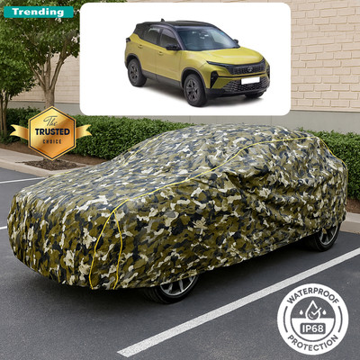 PAGORA Car Cover For Tata Harrier (With Mirror Pockets)(Multicolor)