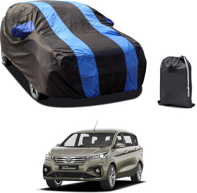 PAGORA Car Cover For Toyota Universal For Car (With Mirror Pockets)(Blue)