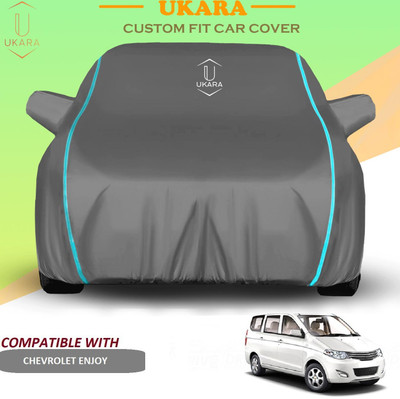 Ukara Car Cover For Chevrolet Enjoy (With Mirror Pockets)(Grey)