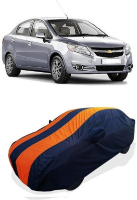 QLAX Car Cover For Maruti Sail EX (With Mirror Pockets)(Orange)