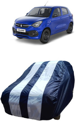 SRI GORAKHNATH TRADERS Car Cover For Maruti Suzuki Celerio LDI Optional (Without Mirror Pockets)(White, Blue)