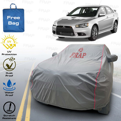 Frap Car Cover For Mitsubishi Lancer (With Mirror Pockets)(Grey, Red)