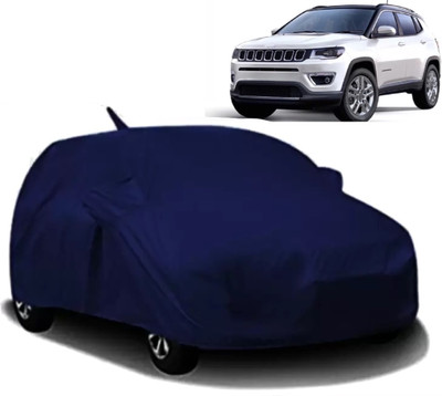 KULTEX Car Cover For Jeep Compass (With Mirror Pockets)(Blue)