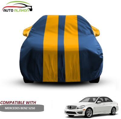 AUTO ALAXON Car Cover For Mercedes Benz S-Class (With Mirror Pockets)(Blue, Yellow)