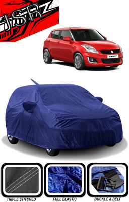 J S R Car Cover For Maruti Swift AMT ZXI Plus Petrol (With Mirror Pockets)(Blue)