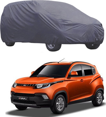 ABS AUTO TREND Car Cover For Mahindra KUV100 (Without Mirror Pockets)(Grey, For 2016, 2017, 2018, 2019, 2020, 2021 Models)