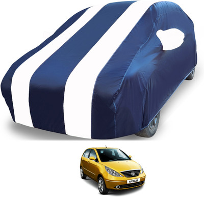 MOCKHE Car Cover For Tata Indica Vista (With Mirror Pockets)(White)