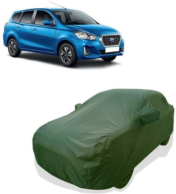 Tricway Car Cover For Datsun Go Plus D Petrol (With Mirror Pockets)(Green)